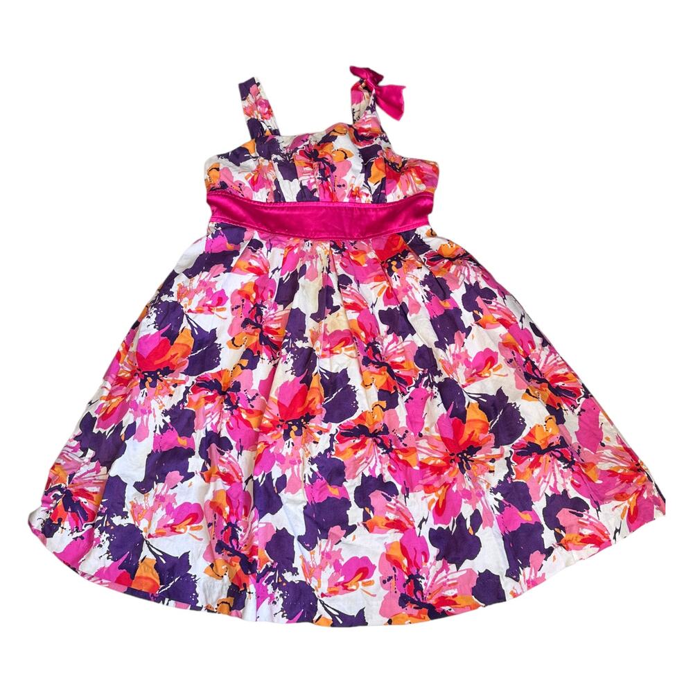 My Michelle Pink Floral Party Wedding Dress Size 16